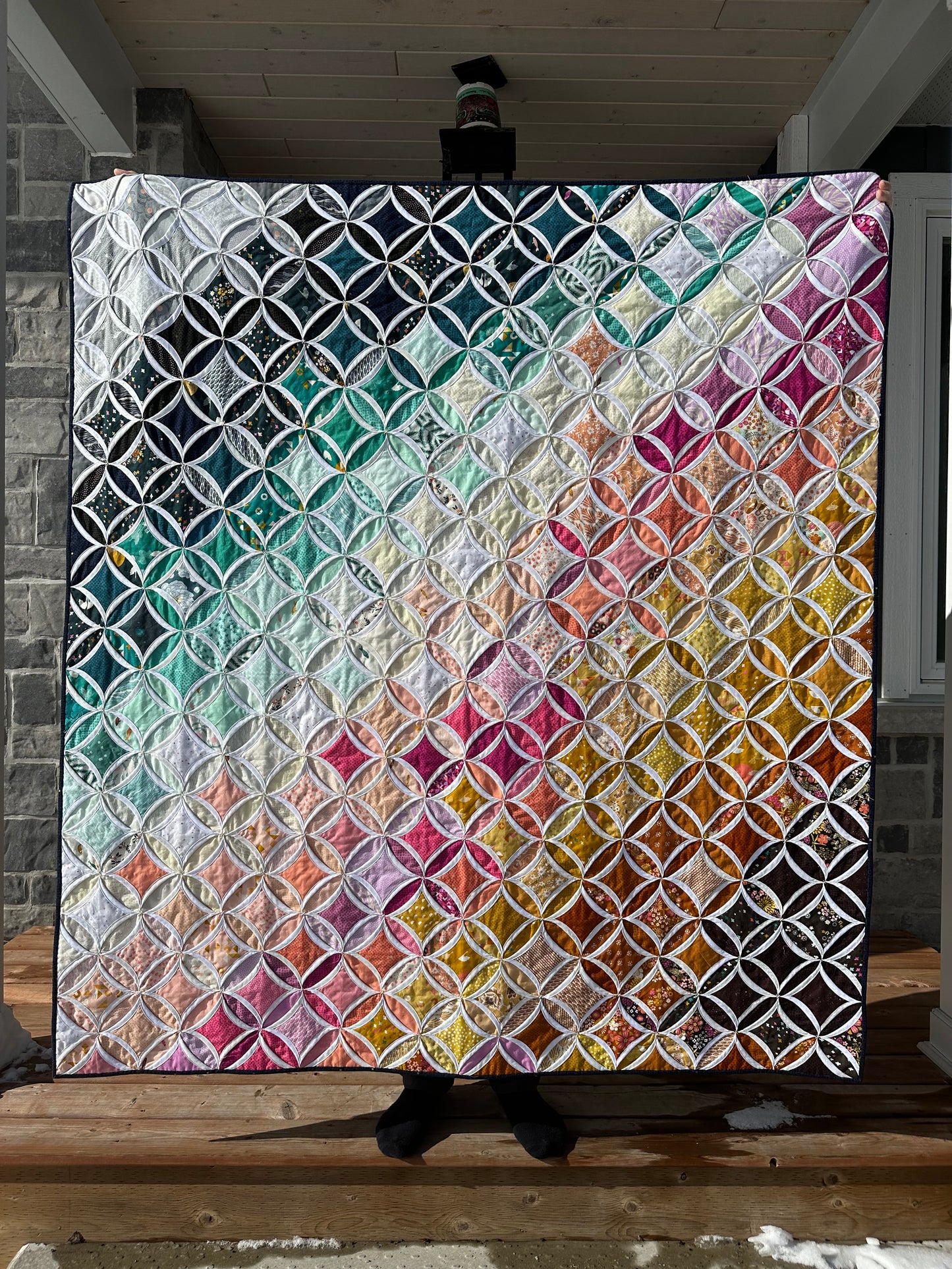 Scrappy Windows Quilt